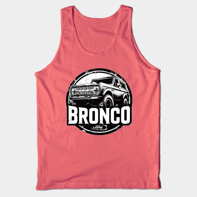 Ford Bronco Tank Top by Vehicles-Art